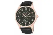 Pulsar Black Leather Watch
