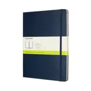 Moleskine Classic Notebook Extra Large Plain Hard Cover Sapphire Blue