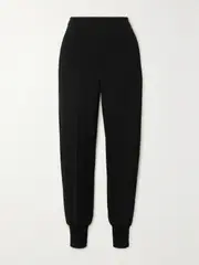 [Stella McCartney] Stella McCartney - Julia Crepe Track Pants - Navy - IT46 IT 46 Blue