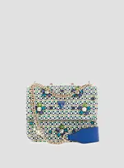 GUESS Women's Blue Beauvoir Crossbody Bag