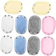 Ipetboom 10pcs Jumpsuits Double Crotch Extensions for Comfortable Fit Breathable Bodysuit Accessories for Toddlers