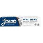 Grants of Australia Whitening Toothpaste with Baking Soda and Mint 110g