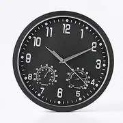 Garden Clocks Outdoor Waterproof, 14 Inches Silent Clock Outdoor Clocks for The Garden Wall Mounted Weatherproof Life Outside Clock Indoor Outdoor Decoration Clock C