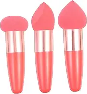 WOONEKY 3pcs Heart Shaped Beauty Pen Set Multipurpose Travel Makeup Pens for Women Soft Puff
