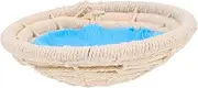 GANAZONO Hand Woven Bird Nest for Birds Durable Cotton Rope for Finches Sparrows for Home and Garden Decor