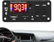 USB Mp3 Decoding Board - 12V Audio Decoding Module,5.0 Screen Display Receiver, Playback Amplifier Support Call Recording Function