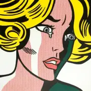 ROY LICHTENSTEIN PAINTING PRINT POP ART CANVAS STRETCHED FRAMED WOMAN WALL