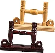 iplusmile Folding Fan Wooden Display Holder 2pcs Fan Bracket Stable Base for Home Decor and Display