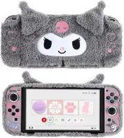 Sanrio Plush Protective Case for Nintendo Switch OLED Shell Kuromi Japan New