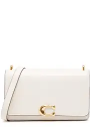 Coach Bandit Shoulder Bag, Leather Bag, Back Slip Pocket, Ivory One Size