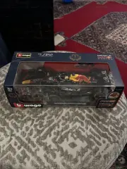 Bburago 1:24 Scale Red Bull Race RB18 #1 Verstappen Champion Diecast Tag Heuer