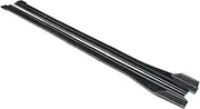 Compatible for A3 2014-2022 2017 Car Side Skirt Extension Body Apron Lip Splitters Winglet Lateral Shovel Scratch Protector Accessory(Carbon Fiber)