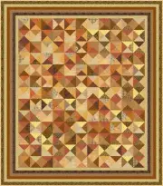 AUTUMN GARDENS - 97" x 70" - Quilt-Addicts Pre-cut Patchwork Quilt Kit