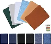 24pcs Iron On Denim Patches, 12 Colors Repair Patches Sew on Embroidered Applique for DIY Clothing Jackets Pants Shirts Hats Backpacks Jeans Bags Repair Decorating Kit
