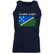 Solomon Islands Country Flag Nationality - Singlet Vest Unisex Tank Top