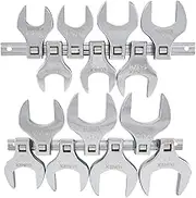 Sunex 9721 1/2" Drive Fractional Jumbo Straight Crowfoot Wrench Set, 14-Piece
