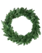 Kurt Adler 24in Unlit Jackson Pine Wreath NoSize Green