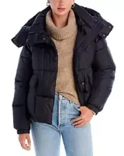 Aqua Cire Wonder Short Puffer Jacket Medium M