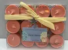 Chesapeake Bay Candle coral sands Scented Tea Lights Boxed set of 12 new