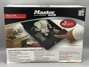 MASTER LOCK Biometric (fingerprint) Small Safe w/Cable & 2 Override Keys