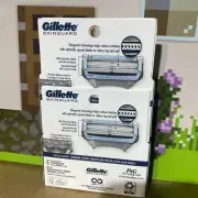 8 Gillette Skinguard Razor Blades Refills Cartridges Sensitive Skin fit Fusion 4
