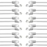 12x Cruxtec 5m CAT6/RJ45 Network Lead Cable LAN Ethernet Internet Router Cord WH