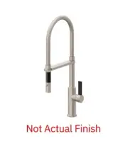 California Faucets K51-150-BFB-PC Corsano Pull-Down Kitchen Faucet POL CHROME