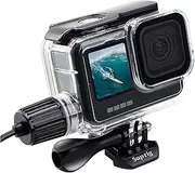Suptig Waterproof Housing Case Waterproof Case Dive Case Charging Case Compatible for Gopro Hero 12 Hero 11 Hero 10 Hero 9 Black Waterproof 164Ft