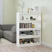 Book Cabinet/Room Divider White 100x30x135 cm