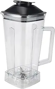 Oidnvay Spare Jug for Blender Replacement Part Transparent 2L Capacity Blender Spare Compatible for Silver Blender