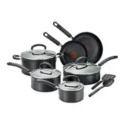 T-fal Advanced Nonstick Cookware Set 12 Piece Oven Broiler Safe 350F Pots and Pa