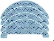 Compatible with ZACO A10 Robot Vacuum Cleaner Replacement Spare Parts Accessories Kit Main Brush Side Brush Mop Cloths Rag (Color : 4 Mops)