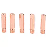 0.8mm Mig Welding Welder Round Contact Tips for MB15 Euro Torches 5pk