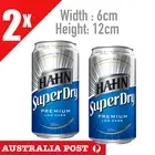 HAHN SuperDry Beer Can Bar Fridge Laptop , Car Decal Sticker