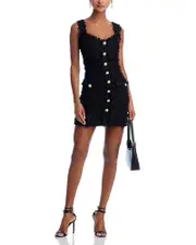 Aqua Tweed Tank Dress - Exclusive
