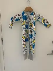 bonds zip wondersuit DISNEY PIXAR A BUGS LIFE SZ 0 WHITE BNWT (K83