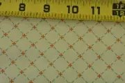 By 1/2 Yd, Orange & Green Lattice on Yellow, Moda, Gervais, "Last Bloom", V394