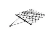 PlantCraft Tow Behind Drag Harrow Rake, 1.4m Wide, for Ride-on Mower LawnTractor on Pasture Paddock
