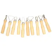 Pottery Ribbon Loop Tools, Set of 10
