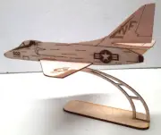 7" DOUGLAS A-4 SKYHAWK Laser Cut Jetcat Catapult Glider Balsa Model Airplane Kit