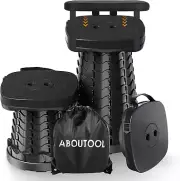 Folding Camping Stool, Square Collapsible Portable Stool,Collapsible Stool with