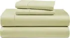Luxury 100% Egyptian Cotton Bed Sheets - 1000 Thread Count 4-Piece Sea Foam Quee