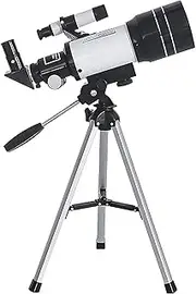150X 70mm Monocular Telescope for Beginners Adults Kids Aperture Scope Astronomical Refraction Telescope with Tripod Fin