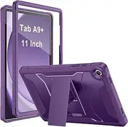 [Soke] Case for Samsung Galaxy Tab A9 Plus 2023, with Built-in Kickstand, Rugged Shockproof Protective Cover for Galaxy Tab A9+ 11 Inch Tablet [SM-X210/X216/X218],Purple