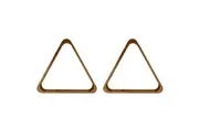 2PK Formula Sports 15-Ball Rack Wooden Triangle Billiards/Pool Accessories Brown