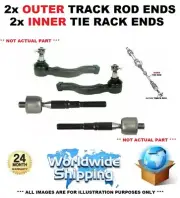 TRACK ROD RACK ENDS 2xOUTER 2xINNER for JEEP COMMANDER 3.0 CRD 4x4 2006-10