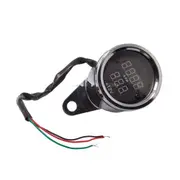 2 In 1 Universal Digital Display Waterproof Led Voltage Meter Tachometer For Dc 12V Motorcycle