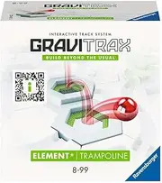 Ravensburger GraviTrax Element Trampolin - Zubehör für das Kugelbahnsystem. Kombinierbar mit Allen GraviTrax Produktlinien, Starter-Sets, Extensions und Elements, Konstruktionsspielzeug ab 8 Jahren