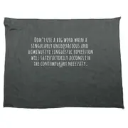 Dont Use Big Words - Funny Novelty Soft Sport Microfiber Towel