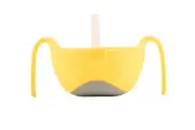 b.box: Bowl XL & Straw - Lemon Sherbert